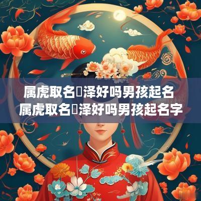 属虎取名璟泽好吗男孩起名 属虎取名璟泽好吗男孩起名字