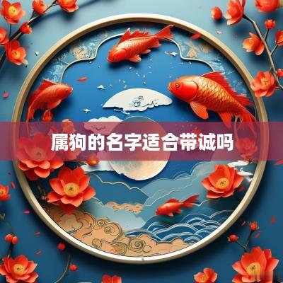 属狗的名字适合带诚吗