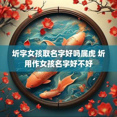 圻字女孩取名字好吗属虎 圻用作女孩名字好不好