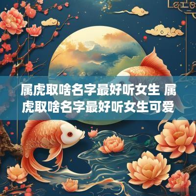 属虎取啥名字最好听女生 属虎取啥名字最好听女生可爱