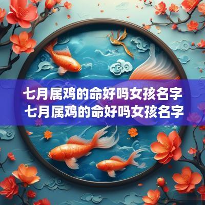 七月属鸡的命好吗女孩名字 七月属鸡的命好吗女孩名字怎么取