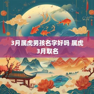 3月属虎男孩名字好吗 属虎3月取名