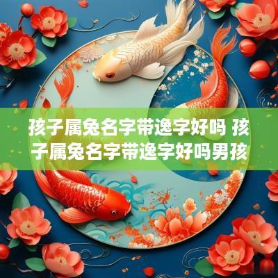 孩子属兔名字带逸字好吗 孩子属兔名字带逸字好吗男孩