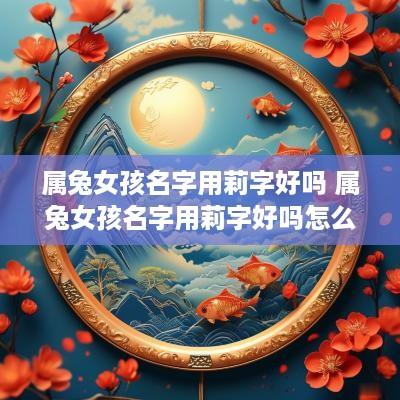 属兔女孩名字用莉字好吗 属兔女孩名字用莉字好吗怎么取
