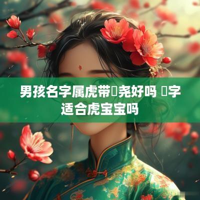 男孩名字属虎带璟尧好吗 璟字适合虎宝宝吗