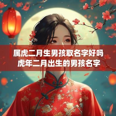 属虎二月生男孩取名字好吗 蛇年二月出生的男孩名字