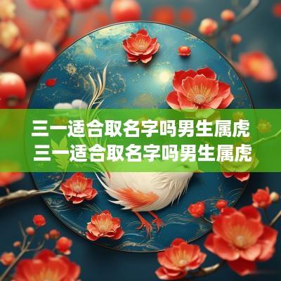 三一适合取名字吗男生属虎 三一适合取名字吗男生属虎的