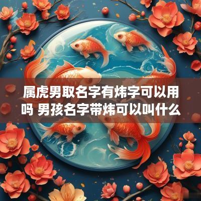 属虎男取名字有炜字可以用吗 男孩名字带炜可以叫什么