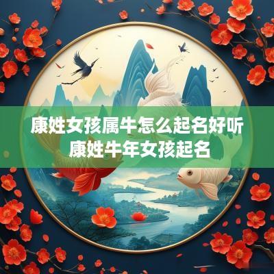 康姓女孩属牛怎么起名好听 康姓蛇年女孩起名