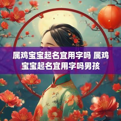属鸡宝宝起名宜用字吗 属鸡宝宝起名宜用字吗男孩