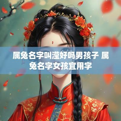 属兔名字叫滢好吗男孩子 属兔名字女孩宜用字
