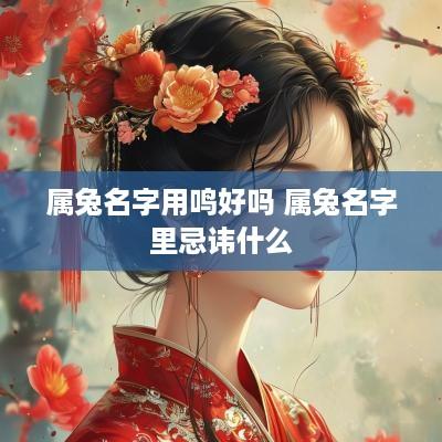 属兔名字用鸣好吗 属兔名字里忌讳什么