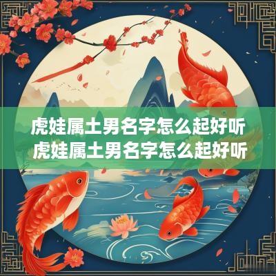 虎娃属土男名字怎么起好听 虎娃属土男名字怎么起好听点