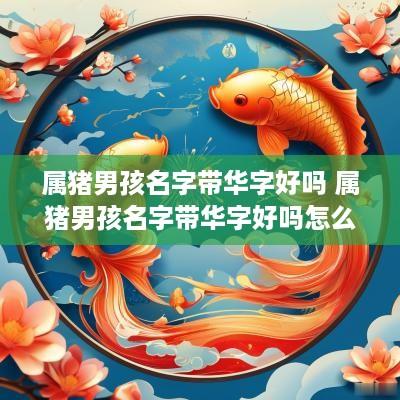 属猪男孩名字带华字好吗 属猪男孩名字带华字好吗怎么取