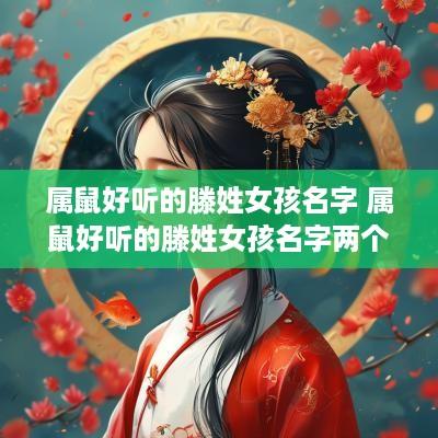 属鼠好听的滕姓女孩名字 属鼠好听的滕姓女孩名字两个字