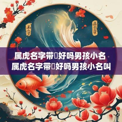属虎名字带喆好吗男孩小名 属虎名字带喆好吗男孩小名叫什么