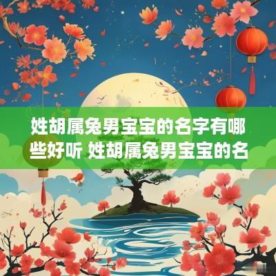 姓胡属兔男宝宝的名字有哪些好听 姓胡属兔男宝宝的名字有哪些好听点
