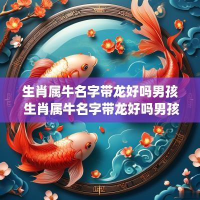 生肖属牛名字带龙好吗男孩 生肖属牛名字带龙好吗男孩子