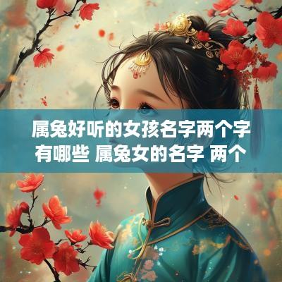 属兔好听的女孩名字两个字有哪些 属兔女的名字 两个字