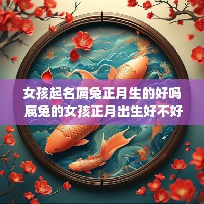 女孩起名属兔正月生的好吗 属兔的女孩正月出生好不好