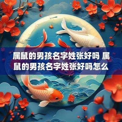 属鼠的男孩名字姓张好吗 属鼠的男孩名字姓张好吗怎么取