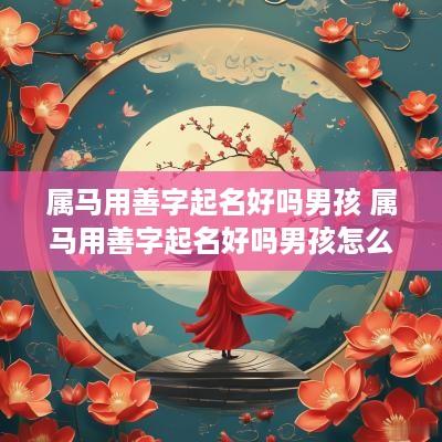 属马用善字起名好吗男孩 属马用善字起名好吗男孩怎么取