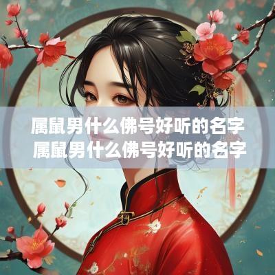 属鼠男什么佛号好听的名字 属鼠男什么佛号好听的名字呢