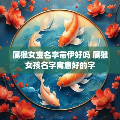 属猴女宝名字带伊好吗 属猴女孩名字寓意好的字