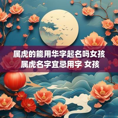 属虎的能用华字起名吗女孩 属虎名字宜忌用字 女孩