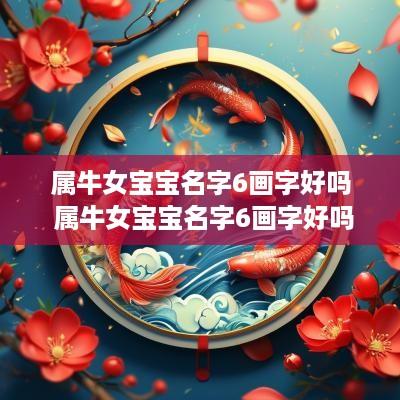 属牛女宝宝名字6画字好吗 属牛女宝宝名字6画字好吗怎么取