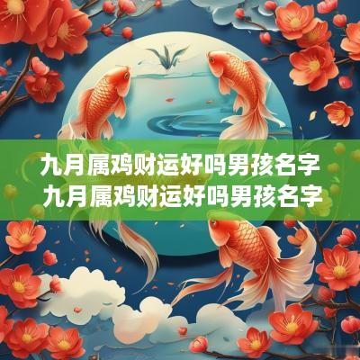 九月属鸡财运好吗男孩名字 九月属鸡财运好吗男孩名字大全