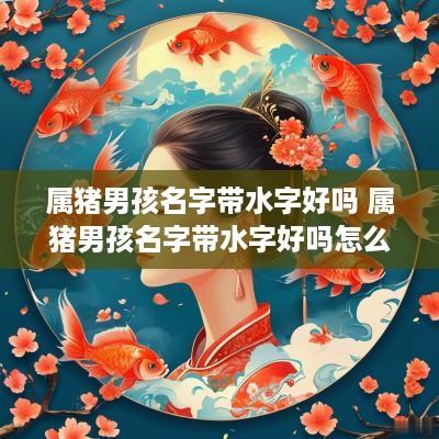 属猪男孩名字带水字好吗 属猪男孩名字带水字好吗怎么取