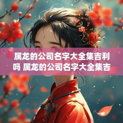 属龙的公司名字大全集吉利吗 属龙的公司名字大全集吉利吗女孩