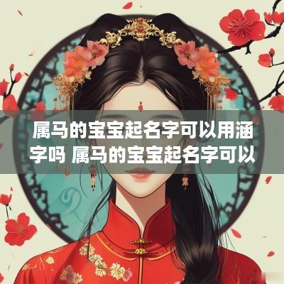 属马的宝宝起名字可以用涵字吗 属马的宝宝起名字可以用涵字吗女孩