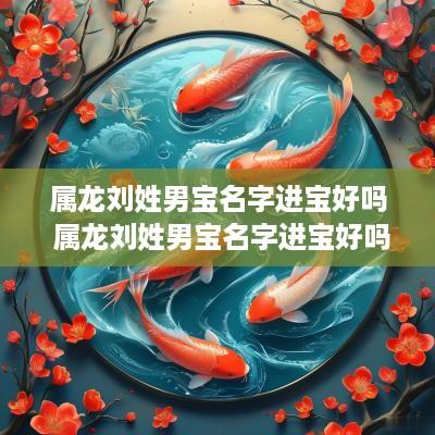 属龙刘姓男宝名字进宝好吗 属龙刘姓男宝名字进宝好吗怎么取