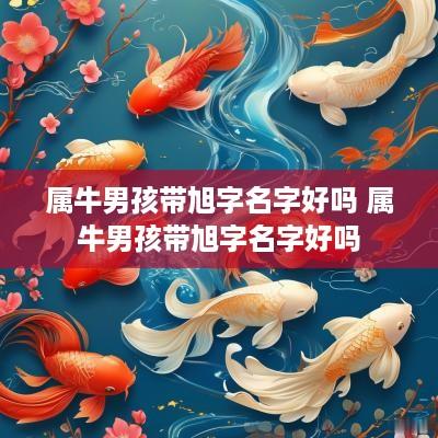 属牛男孩带旭字名字好吗 属牛男孩带旭字名字好吗