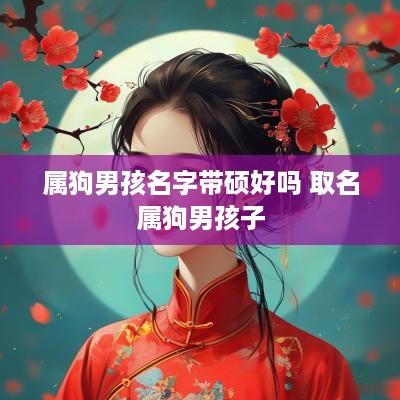 属狗男孩名字带硕好吗 取名属狗男孩子