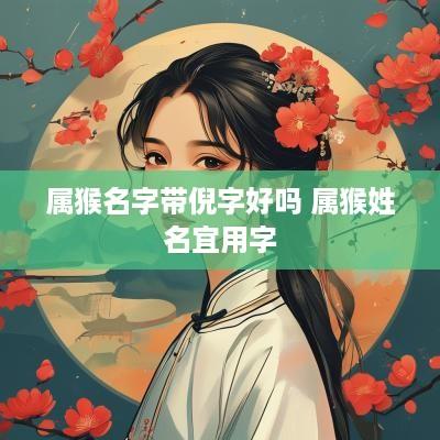 属猴名字带倪字好吗 属猴姓名宜用字