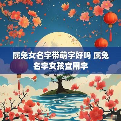 属兔女名字带萌字好吗 属兔名字女孩宜用字