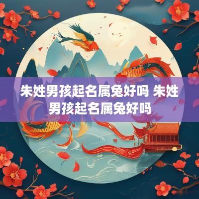 朱姓男孩起名属兔好吗 朱姓男孩起名属兔好吗