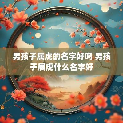 男孩子属虎的名字好吗 男孩子属虎什么名字好