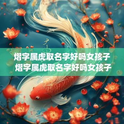 熠字属虎取名字好吗女孩子 熠字属虎取名字好吗女孩子怎么取