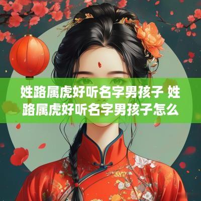 姓路属虎好听名字男孩子 姓路属虎好听名字男孩子怎么取
