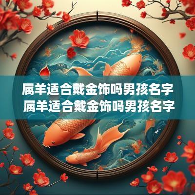 属羊适合戴金饰吗男孩名字 属羊适合戴金饰吗男孩名字叫什么