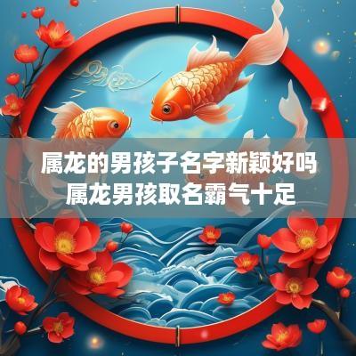 属龙的男孩子名字新颖好吗 属龙男孩取名霸气十足
