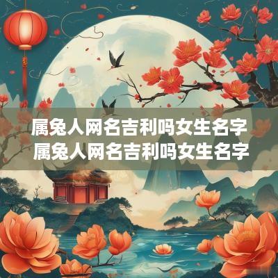 属兔人网名吉利吗女生名字 属兔人网名吉利吗女生名字两个字