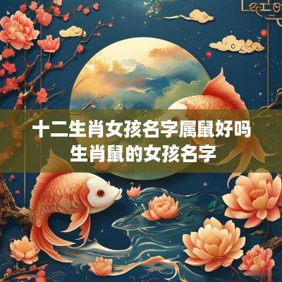 十二生肖女孩名字属鼠好吗 生肖鼠的女孩名字