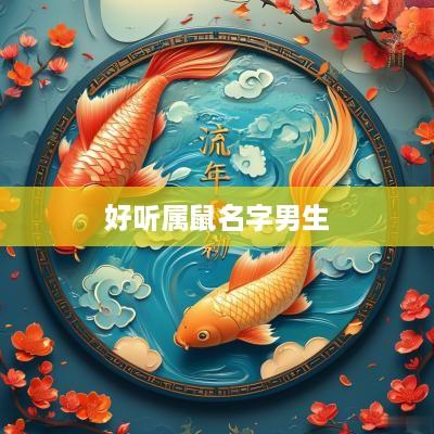 好听属鼠名字男生