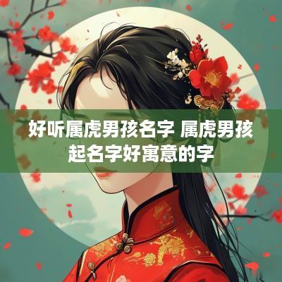 好听属虎男孩名字 属虎男孩起名字好寓意的字