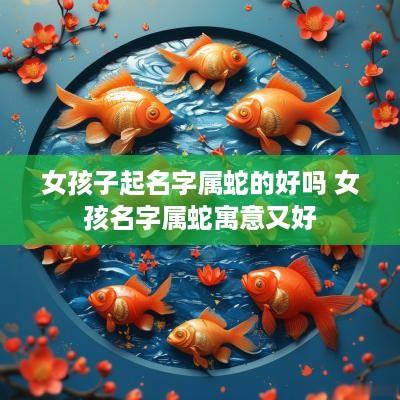 女孩子起名字属蛇的好吗 女孩名字属蛇寓意又好